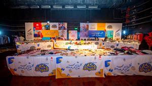 صندوق تحيا مصر ينظم احتفالية دكان الفرحة في جامعة حلوان لتوفير 16 ألف قطعة ملابس 