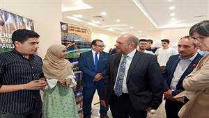 بالصور- وفد نوتينجهام ترنت البريطانية يزور جامعة المنصورة الجديدة لبحث التعاون