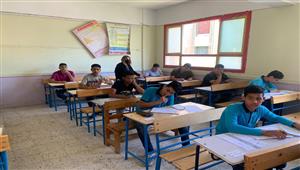 بدء امتحان الهندسة لطلاب للشهادة الإعدادية بالجيزة 2023