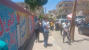 فيديو وصور- سعادة طلاب الشهادة الإعدادية ببني سويف بسهولة امتحان اللغة الأجنبية