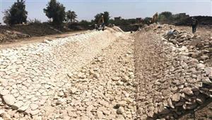 بالصور- محافظ الشرقية يُتابع أعمال تأهيل ترعة الصبابة بههيا بتكلفة 18 مليون جنيه