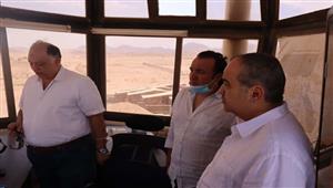 لخدمة مشروع التجلي الأعظم.. وزير الطيران يتفقد أعمال التطوير بمطار سانت كاترين