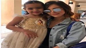 بسمة بوسيل تنشر فيديو لـ ابنتها من داخل منزلها