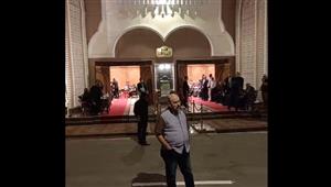 توافد الفنانين.. لقطات من عزاء سمير صبري