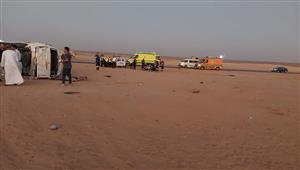 3 وفيات و10 مصابين في انقلاب ميكروباص أعلى الإقليمي