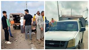 "سيارة كبوت" وسيلة وصولهن للامتحانات.. تفاصيل إصابة 13 طالبة ثانوي في حادث بكفر الشيخ