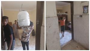 سكن بديل وحياة كريمة.. قرار حكومي بشأن الأسرة المنهار منزلها في سوهاج- صور