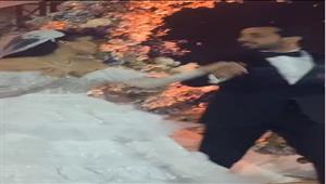 ابنة مدحت العدل ترقص في بداية حفل زفافها على "آيس كريم في جليم" (فيديو)