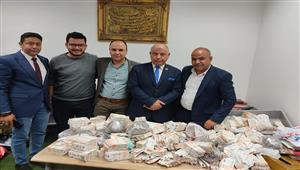 بالصور- إحباط محاولة تهريب 3900 أمبول فيتامينات عبر مطار برج العرب - صور