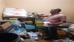 صور.. ضبط أغذية وعصائر غير صالحة للاستهلاك الآدمي في بني سويف