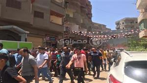 قتلتهم وحاولت الانتحار.. تشييع جثامين الأطفال الثلاثة ضحايا الأم في الدقهلية