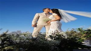 10 صور من فوتوسيشن حفل زفاف محمد فراج وبسنت شوقي في سهل حشيش