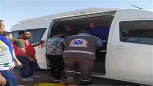 السيارة اشتعلت بعد انقلابها.. مصرع 5 من عائلة واحدة في حادث سير بجنوب سيناء