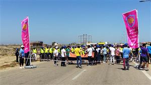 قاطرة التنمية.. وزير الرياضة يشارك بماراثون إلى حقل ظهر غرب بورسعيد 