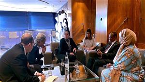  "جامع" تبحث مع نظيرها الجيبوتى تعزيز التبادل التجاري بين البلدين 