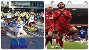 بحركة محمد صلاح.. سفارة الهند تحتفل بيوم اليوجا العالمي في الإسكندرية (فيديو وصور)