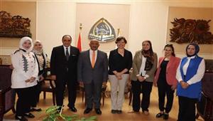 بالصور- جامعة الزقازيق تستقبل وفد هيئة أمديست وبرنامج الجامعات الحكومية بالوكالة الأمريكية