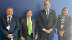 "السبكي" يلتقي مستشار الشراكات بين القطاعين العام والخاص بالبنك الدولي