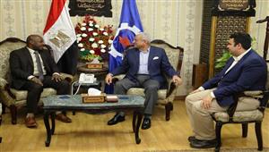 محافظ السويس يستقبل القائم بأعمال قنصل المملكة العربية السعودية