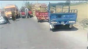 جثة و10 مصابين.. تصادم سيارتين على طريق أسيوط الغربي في الفيوم