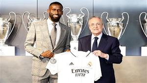 رئيس ريال مدريد: روديجر من أفضل مدافعي العالم