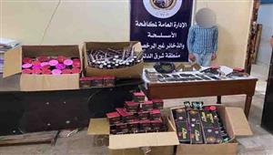  بقصد الاتجار.. سقوط عنصر إجرامي شديد بحوزته أسلحة وذخائر والألعاب النارية 
