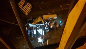 "أبويا ميحضرش جنازتي".. شاب يقفز بسيارته من أعلى كوبري الجامعة بالمنصورة