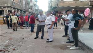 إصابة سيدة في انهيار جزئي بمنزل في شبين القناطر