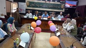 احتفالية وشهادات تقدير.. تكريم أوائل الإعدادية بأشمون في المنوفية- صور