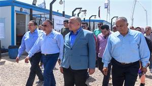 الدلتا الجديدة.. وزير الري يتفقد محطة معالجة الحمام بطاقة 7.5 مليون متر- صور