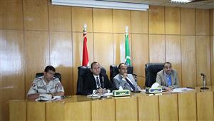 اجتماع في المنيا لمتابعة الاشتراطات البنائية الجديدة 