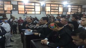 صورة تجمع محاميي الجاني والضحية.. دفاع قاتل نيرة أشرف يكشف الكواليس