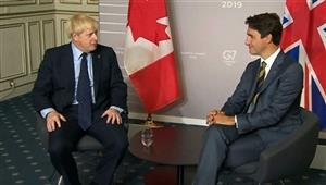 جونسون وترودو يدليان بتصريحات تسخر من بوتين على هامش قمة السبع