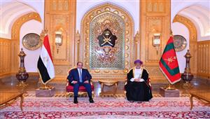 السيسي يثمّن مستوى التنسيق ووحدة الرؤى بين مصر وعُمان