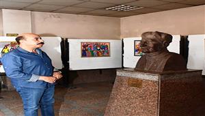 بالصور- محافظ أسوان يزور منزل العقاد عملاق الأدب العربي ويوجه بترميمه