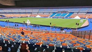 انتشار أمني باستاد القاهرة استعدادا لتأمين مباراة مصر وغينيا