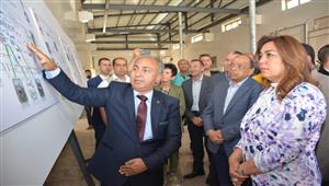 وزير التنمية المحلية يتفقد مشروع إنشاء المجزر والمحجر الصحي بشطا