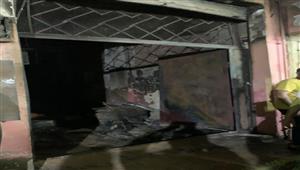 حريق داخل مصنع للإسفنج في الوراق