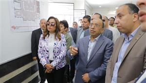 وزير التنمية المحلية ومحافظ دمياط يتفقدان قرية كفر سليمان البحري