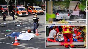 "صعد إلى الرصيف واصطدم بالواقفين".. تفاصيل حادث دهس برلين (فيديو وصور)