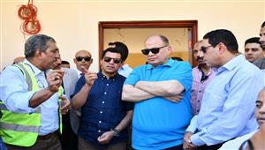 وزير الرياضة ومحافظ أسيوط يتفقدان مركز شباب منفلوط