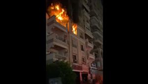 تشكيل لجنة هندسية لمعاينة حريق شقة في عين شمس