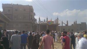 بالصور- 5 نعوش ووداع مهيب.. تشييع جنازة ضحايا حادث الإمارات الخمسة بالدقهلية