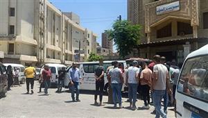 فرحه بعد أسبوع.. تشييع جثمان شاب توفي في حادث مع صديقه ضابط الشرطة بالقليوبية-فيديو وصور