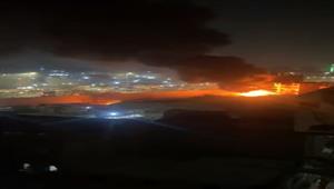 اندلاع حريق مخزن كرتون في المنطقة الصناعية الخامسة بأكتوبر