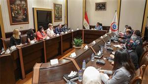 عبدالغفار يلتقي وفدًا من ممثلي الصندوق العالمي لمكافحة نقص المناعة البشري المكتسب والسل والملاريا