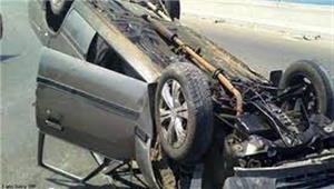 مصرع شخص وإصابة 3 آخرين في انقلاب سيارة بالواحات