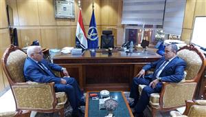 صور.. محافظ بورسعيد يهنئ مدير الأمن الجديد