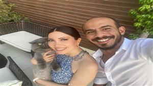  قبل أنباء انفصالهما.. آخر فيديو جمع بين نسرين طافش وزوجها 