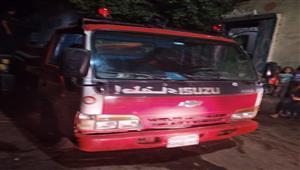 حريق يلتهم حظيرة ماشية في بني سويف